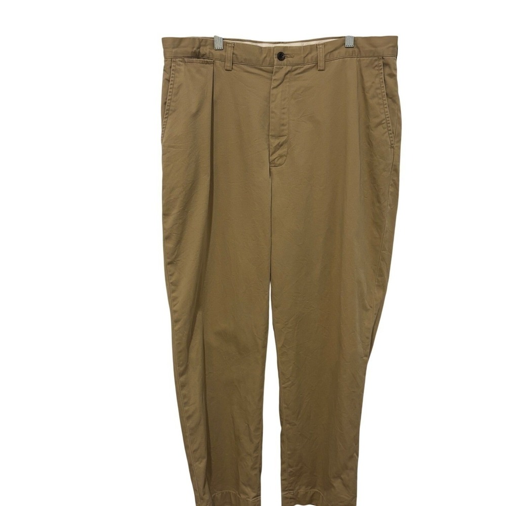 Polo Ralph Lauren Prospect Pants Men 36x29 Khaki Straight Leg Flat Front Chinos
